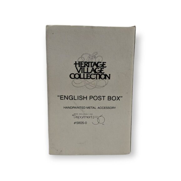 Dept. '56 English Post Box Heritage Village Collection Accessory with Box - Picture 9 of 10